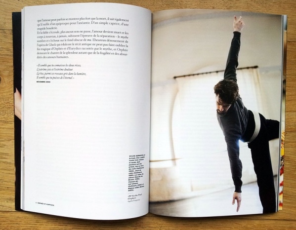 Photographies de répétitions de Orphée et Eurydice de Pina Bausch par Agathe Poupeney - Avec Stéphane Bullion, Nicolas Paul et Dominique Mercy